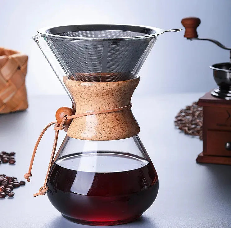 High temperature glass hand coffee pot sharing pot - Bellarte Enchanté High temperature glass hand coffee pot sharing pot